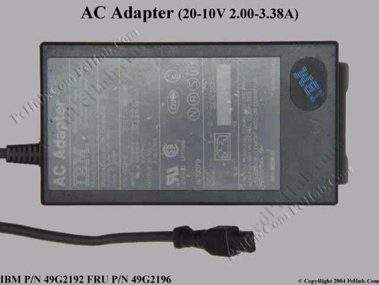 IBM Thinkpad Series AC Adapter- Laptop FRU: 49G2196