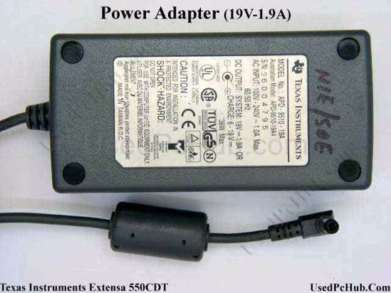 Texas Instruments Extensa 550CDT AC Adapter- Laptop