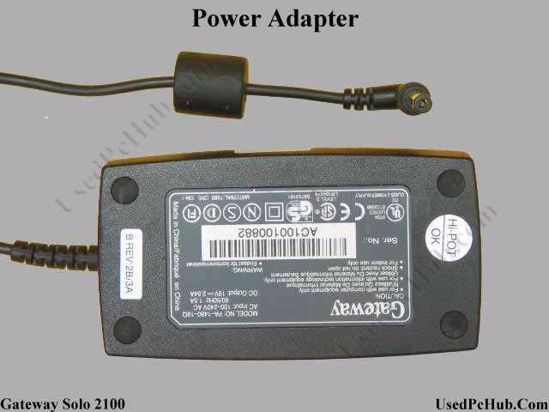 Gateway Solo 2100 AC Adapter- Laptop