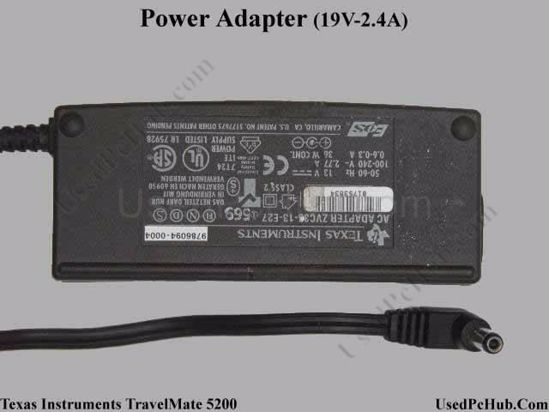 Texas Instruments Common Item AC Adapter- Laptop 9786094-0004