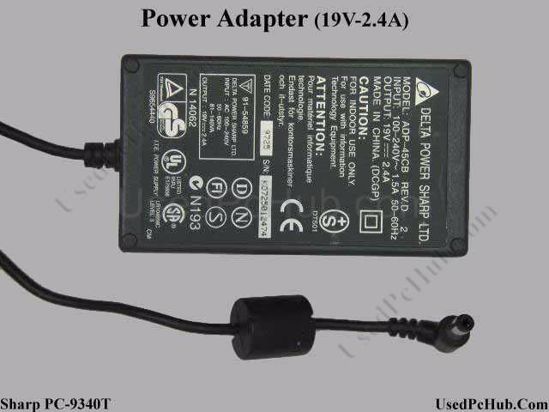 Sharp PC-9340T AC Adapter- Laptop