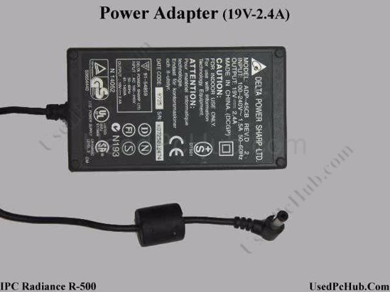 IPC Radiance R-500 AC Adapter- Laptop