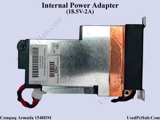 Compaq Armada Series AC Adapter- Laptop 254961-001, 18.5V 2A, Internal