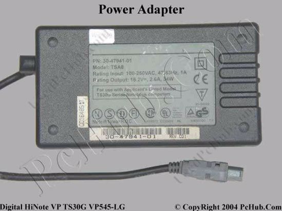 Digital HiNote VP TS30G VP545-LG AC Adapter- Laptop