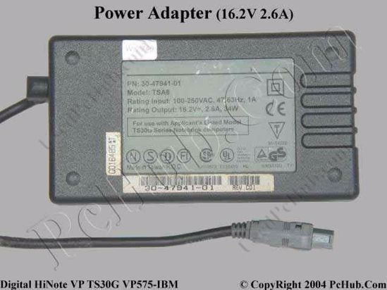 Digital HiNote VP TS30G VP575-IBM AC Adapter- Laptop