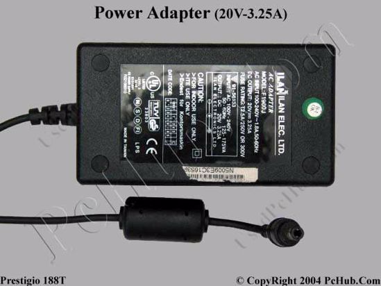 Prestigio 188T AC Adapter- Laptop