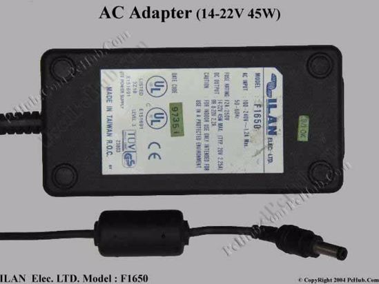 ILAN F1650 AC Adapter- Laptop .