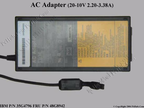 IBM Thinkpad Series AC Adapter- Laptop FRU: 48G8942