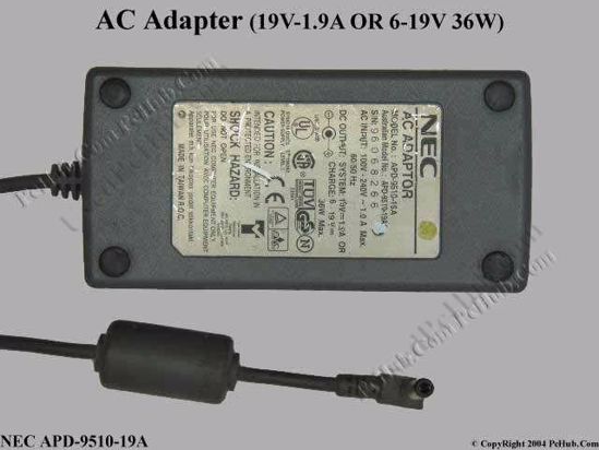 NEC Common Item (NEC) AC Adapter- Laptop ADP-9510-19A