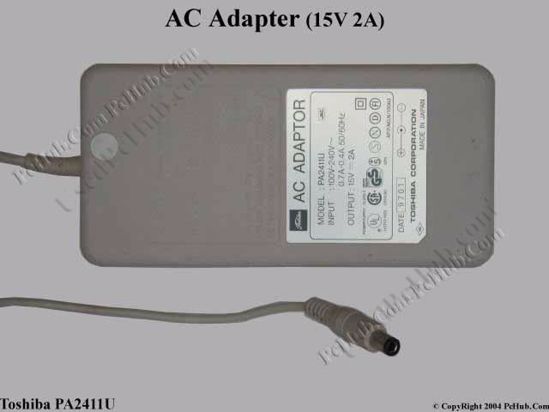 Toshiba Common Item (Toshiba) AC Adapter- Laptop PA2411U