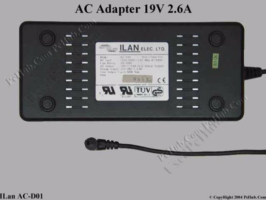 ILAN AC-D01 AC Adapter- Laptop 19V 2.6A