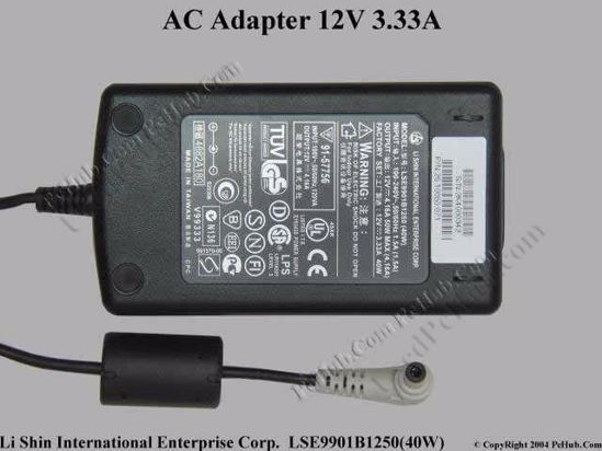 Li Shin LSE9901B1250(40W) AC Adapter- Laptop 12V 3.33A