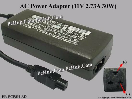 Digital Common Item (Digital) AC Adapter- Laptop FR-PCP8H-AD, 11V 2.73A, 3-pin, (2-prong