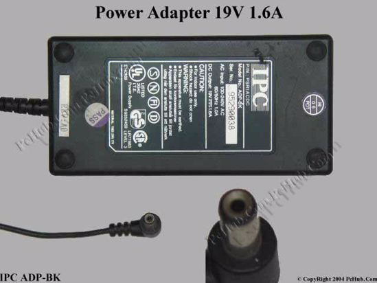 IPC Common Item (IPC) AC Adapter- Laptop ADP-BK