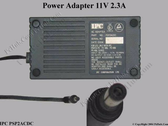 IPC Common Item (IPC) AC Adapter- Laptop PSP2ACDC