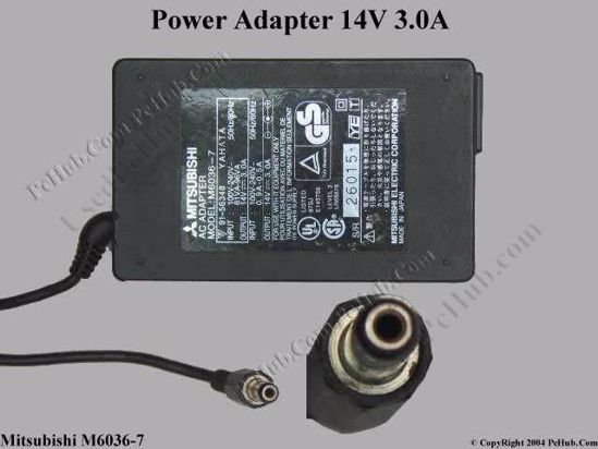 Mitsubishi Common Item (Mitsubishi) AC Adapter- Laptop M6036-7