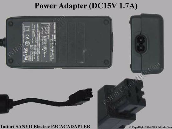 Gateway Common Item (Gateway) AC Adapter- Laptop P3CACADAPTER