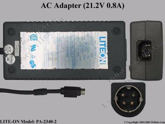 LITE-ON PA-2340-2 AC Adapter- Laptop 21.2V 0.8A