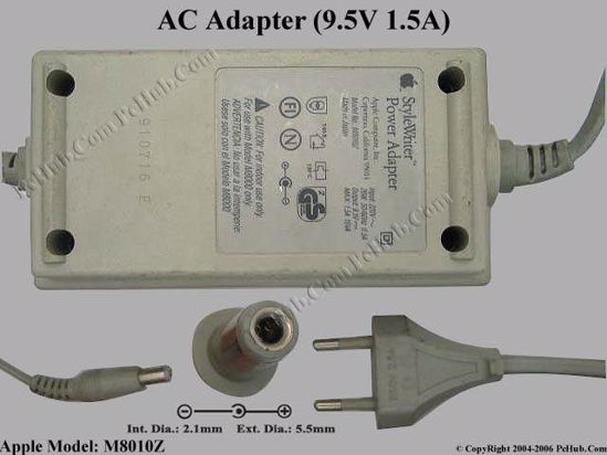 Apple Common Item (Apple) AC Adapter- Laptop M8010Z