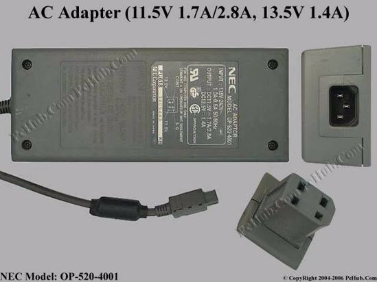 NEC Common Item (NEC) AC Adapter- Laptop OP-520-4001