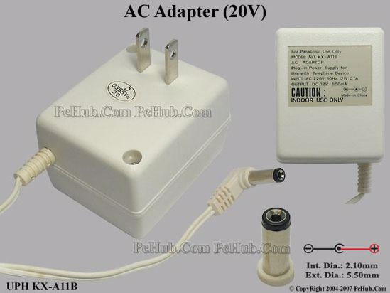 Other Brands UPH-KX-A11B AC Adapter 20V Above 20V, Tip B