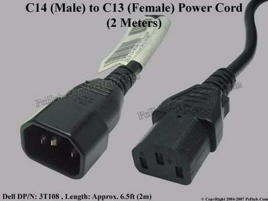 Dell Common Item (Dell) Power Cord IEC C13 1.8M C14/C13