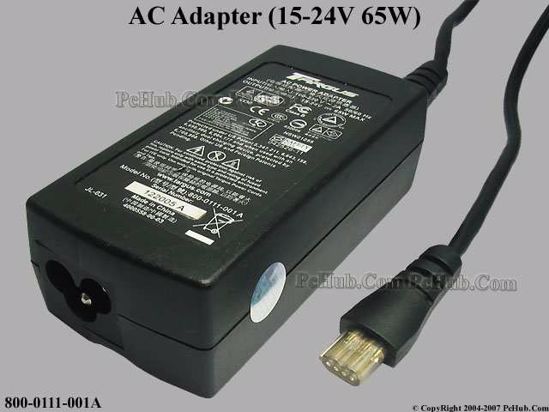 Targus 800-0111-001A AC Adapter- Laptop 15-24V 65W 3-prong