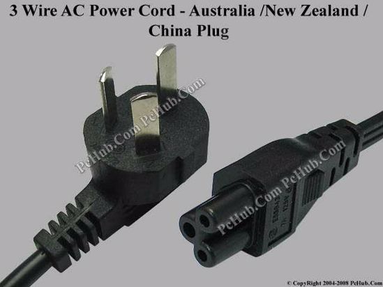 ACP Australian Power Cord 3 Wire 3-pin