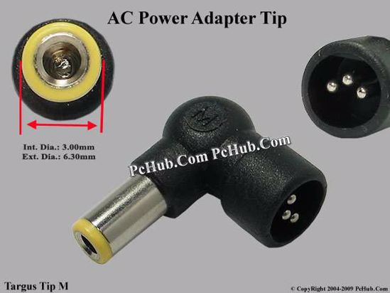 Targus Power Tip DC Tip-Proprietary M, (3.0/6.3), Tip D