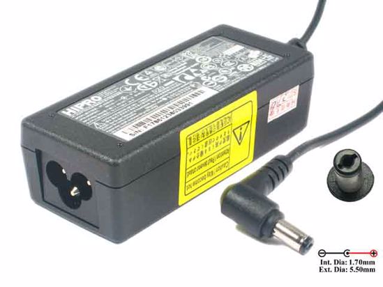 HIPRO HP-A0301R3 AC Adapter- Laptop 19V 1.58A, 5.5/1.7mm, 3-Prong