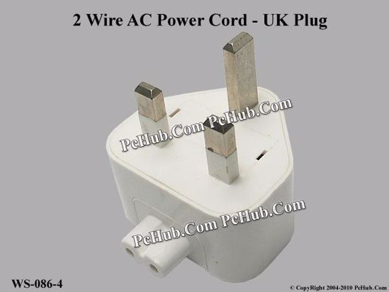 Apple Common Item (Apple) Power Cord 2 Wire WS-086-4, UK Plug, 2-wire