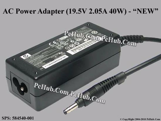 HP Common Item (HP) AC Adapter NEW Original 19.5V 2.05A, 4.0/1.7mm, 3-Prong, New