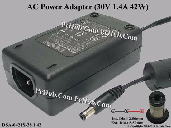 Other Brands PANINI AC Adapter 20V Above 30V 1.4A, 5.5/2.5mm, IEC C14