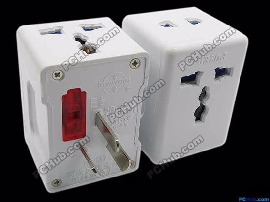 ACP Connector AC Travel Adapter Big Plug, 137,, Type I, AU, 3 pins, 10A