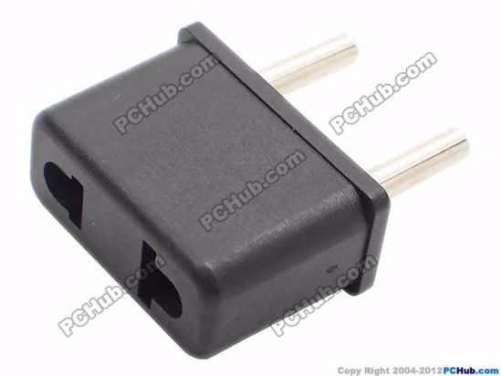 ACP Connector AC Travel Adapter Small Plug, XD-602-B, Type C, EU, 2 pins, 6A