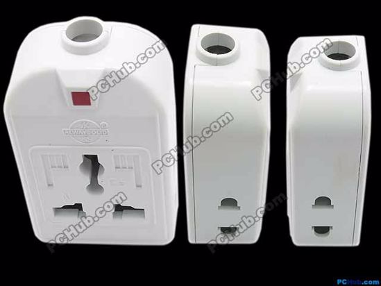 ACP Socket AC Socket Extension Extension With 3 side sockets, 100V~240V 13A, Whit