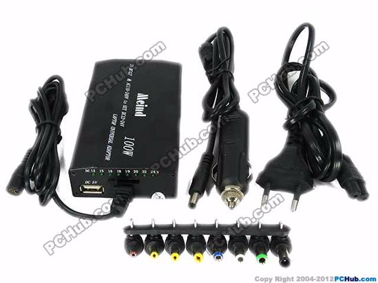 Mcind Power Inverter Universal Laptop Adapter Inverter, 505A, 100W, w/ LED indicator