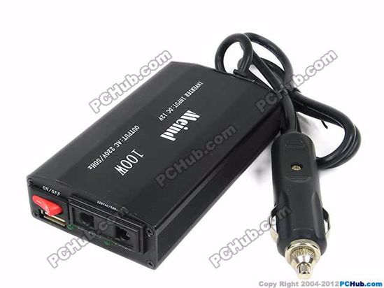 Mcind Power Inverter DC Power Inverter Inverter, CB100, 100W, US/EU Socket