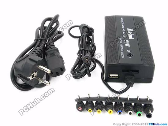 Mcind AC Adapter Universal Laptop Adapter AC Adapter, 505D, 90W, UK Socket,