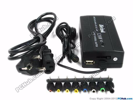 Mcind AC Adapter Universal Laptop Adapter AC Adapter, 505D, 120W, UK Socket,