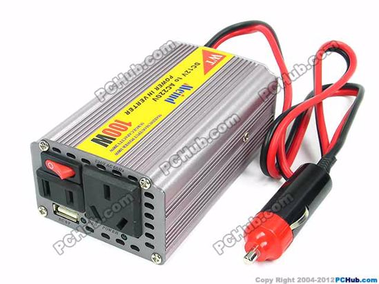 Mcind Power Inverter DC Power Inverter Inverter, C100, 100W, US/AU Socket, Silver