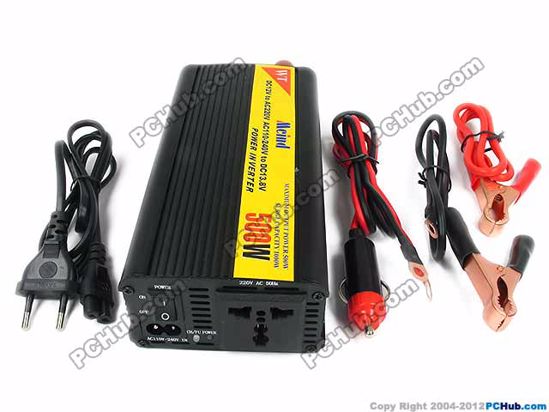 Mcind Power Inverter DC Power Inverter Inverter, CH-500W, 12V 110-240V, 500W, Black