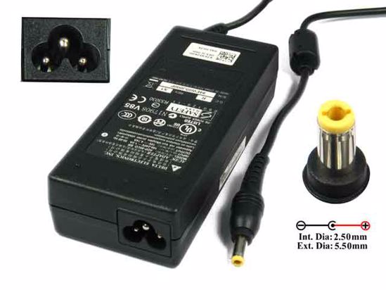 Delta Electronics ADP-90CD BB AC Adapter- Laptop 19V 4.74A, 5.5/2.5mm, 3-Prong