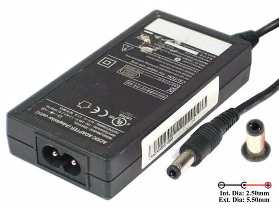 Other Brands SHA1010L AC Adapter- Laptop 19V 2.1A, 5.5/2.5mm, 2-Prong