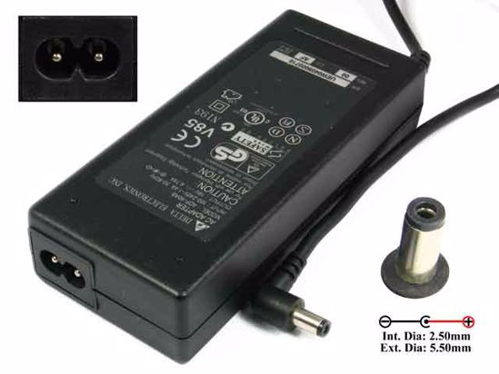 Delta Electronics ADP-90AB AC Adapter- Laptop 19V 4.74A, 5.5/2.5mm, 2-Prong