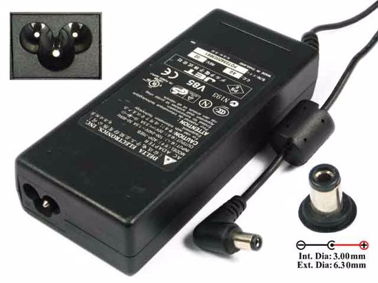 Delta Electronics ADP-70EB AC Adapter- Laptop 20V 3.5A, 6.3/3.0mm, 3-Prong