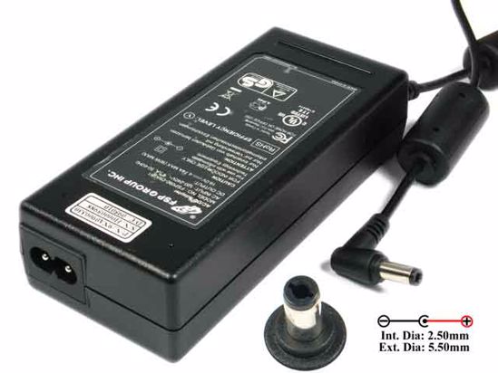 FSP Group Inc FSP090-DMCB1 AC Adapter- Laptop 19V 4.74A, 5.5/2.5mm, 2-Prong