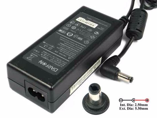 Other Brands DARFON AC Adapter- Laptop 20V 3.25A, 5.5/2.5mm, 2-Prong