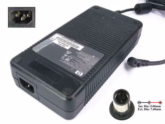 HP Common Item (HP) AC Adapter- Laptop 19.5V 11.8A, (5.0/7.4mm), IEC C14