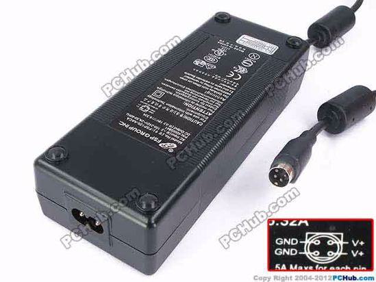 FSP Group Inc FSP120-AACA AC Adapter- Laptop 19V 6.32A, 4-Pin, 2-Prong